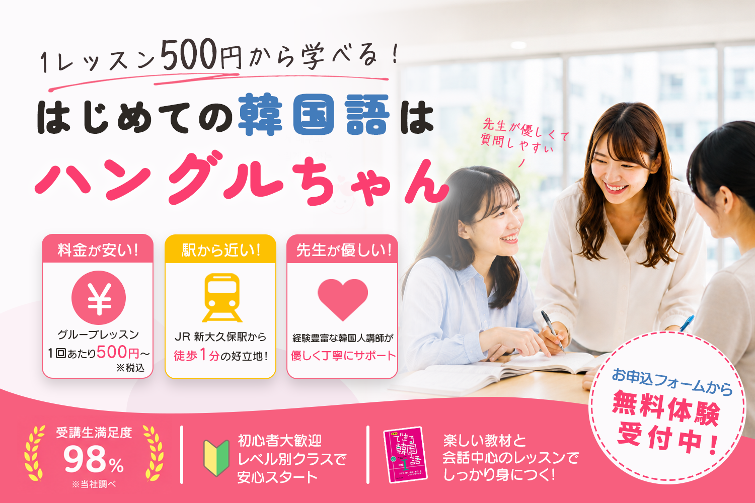 ハングルちゃん トップバナー